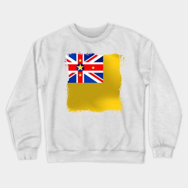 Niue artwork Crewneck Sweatshirt by SASTRAVILA